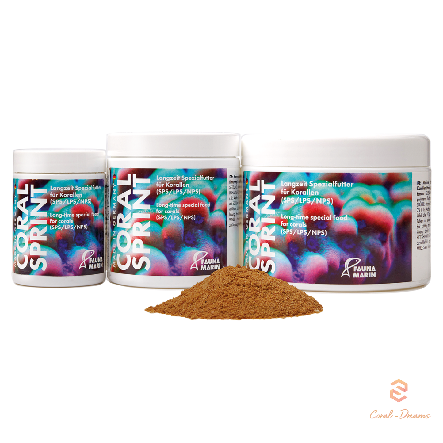 Fauna Marin Coral Sprint 70g - CORAL SPRINT Spezialfutter für Korallen