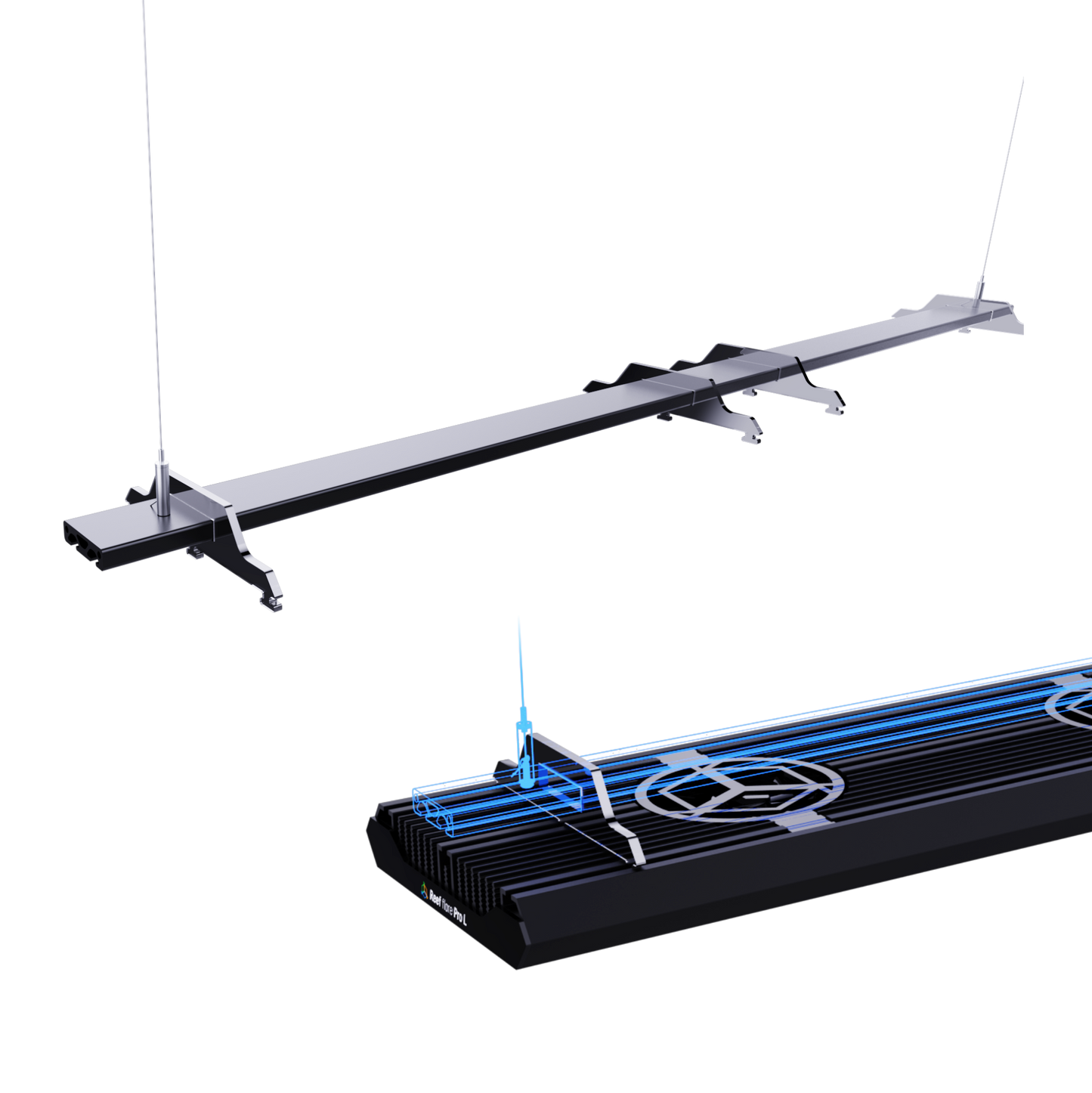 Reef Factory Reef flare Pro Profile Set 1,2 m (black)