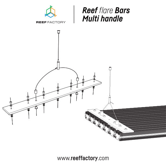 Reef Factory Reef flare Bars Multi handle (black)