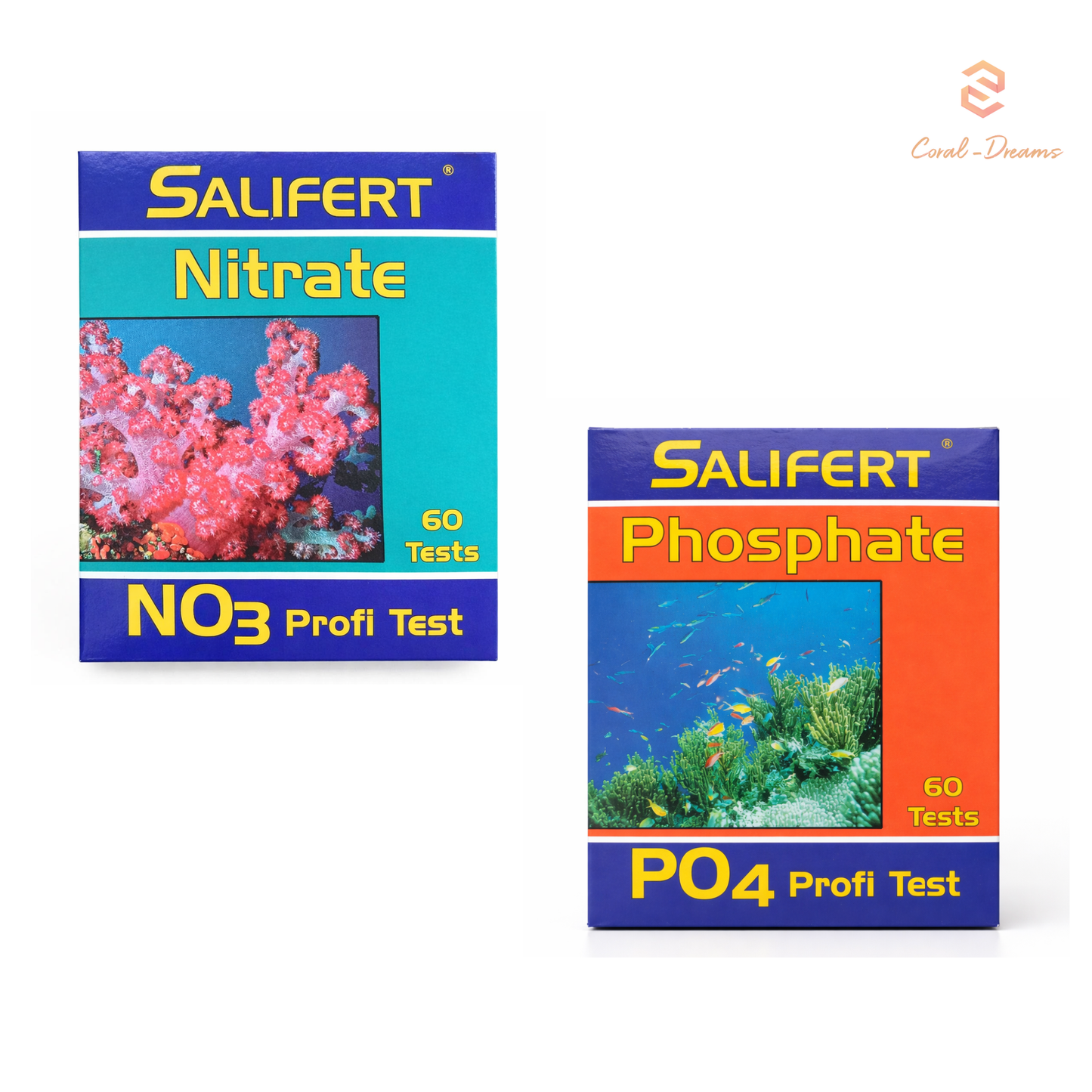 Salifert Spar-Set Phosphat PO4 + Nitrate NO3 Profi Test - 60 Tests