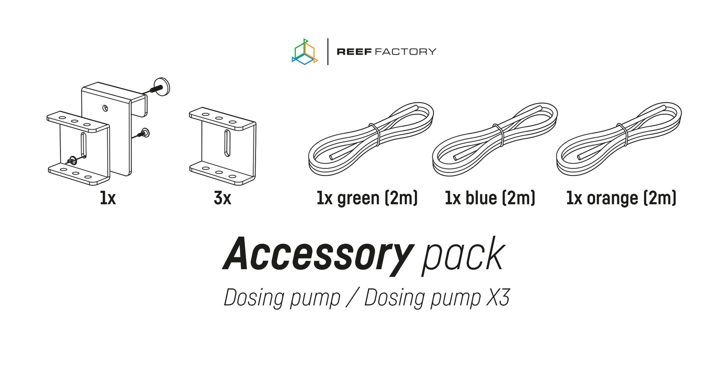 Reef Factory Accessory pack for Dosing pump / DP X3 / DP Pro