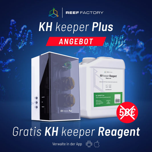 Aktion : Reef Factory KH Keeper Plus + Gratis Ready-to-use 5 L
