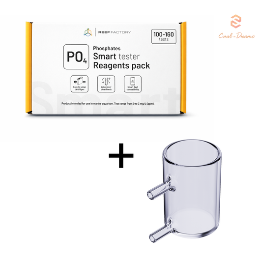 Reef Factory Smart Tester Set - PO4 Reagent Reagenz + Cuvette Küvette
