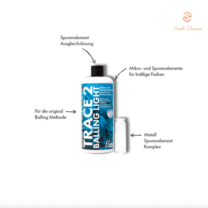 Fauna Marin Balling Light Trace 2 Metabolic Metallic Color & Grow 500 ml