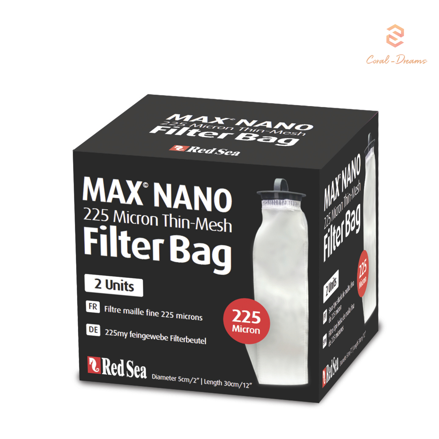 Red Sea MAX®-Nano Gewebe Filter 225 Micron (2 Stück) R40580