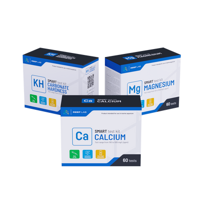 Reef Factory Smart Test Kit 3er Set KH, Ca, Mg