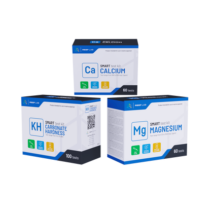 Reef Factory Smart Test Kit 3er Set KH, Ca, Mg