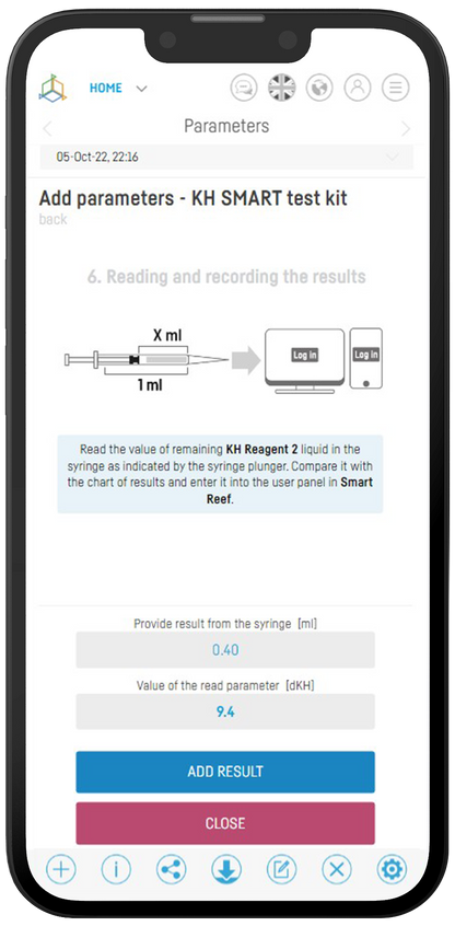 Reef Factory Smart Test Kit KH Karbonathärte
