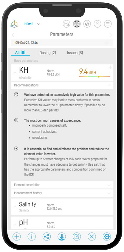 Reef Factory Smart Test Kit KH Karbonathärte