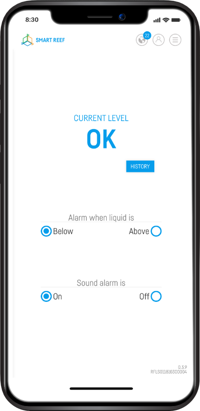 Reef Factory Level Sensor