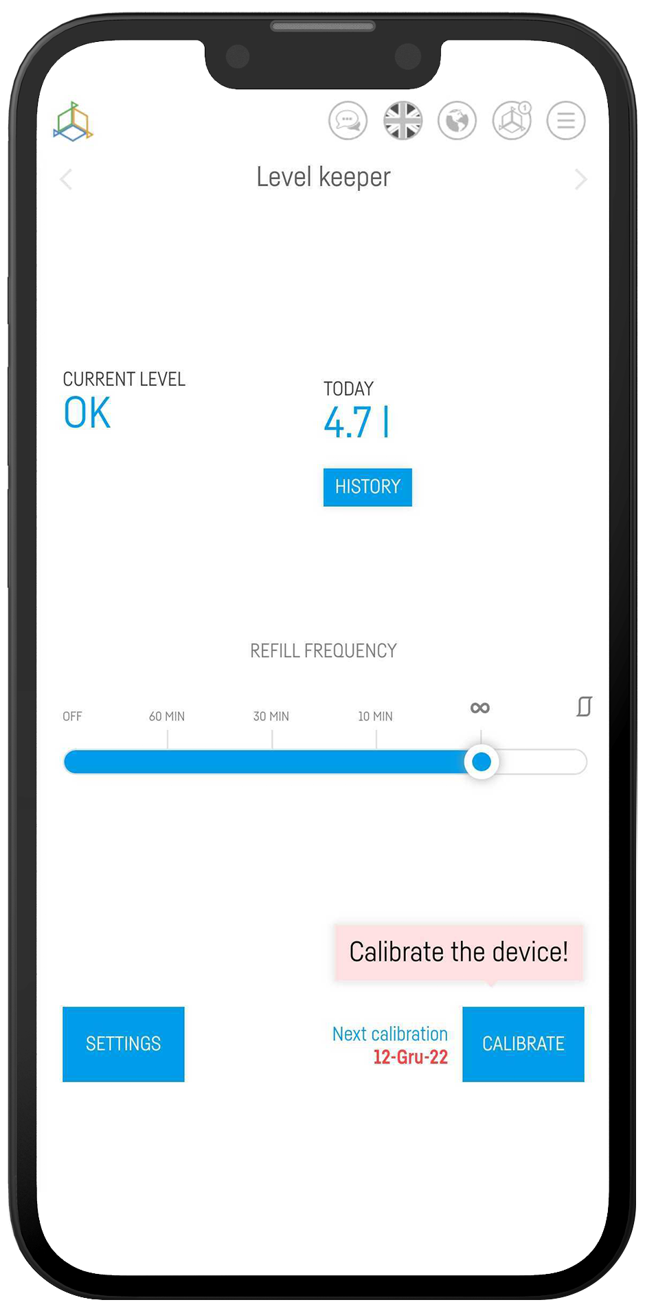 Reef Factory Level keeper