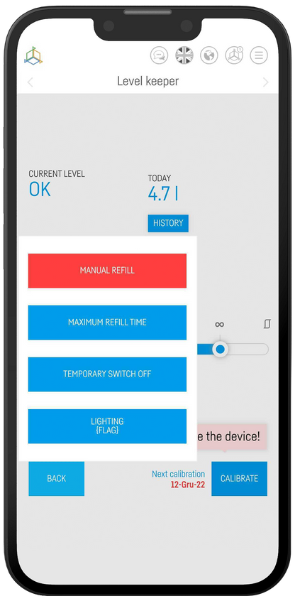Reef Factory Level keeper