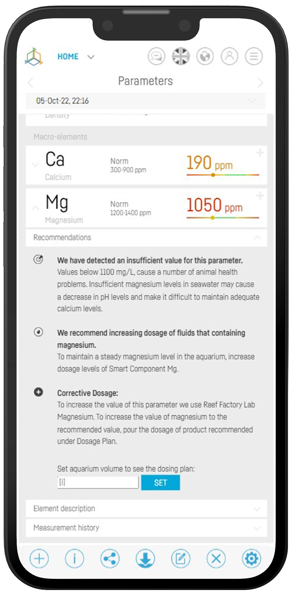 Reef Factory Smart Test Kit Mg Magnesium