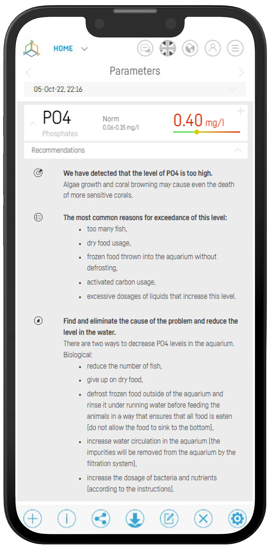 Reef Factory Smart Test Kit PO4 Phosphat