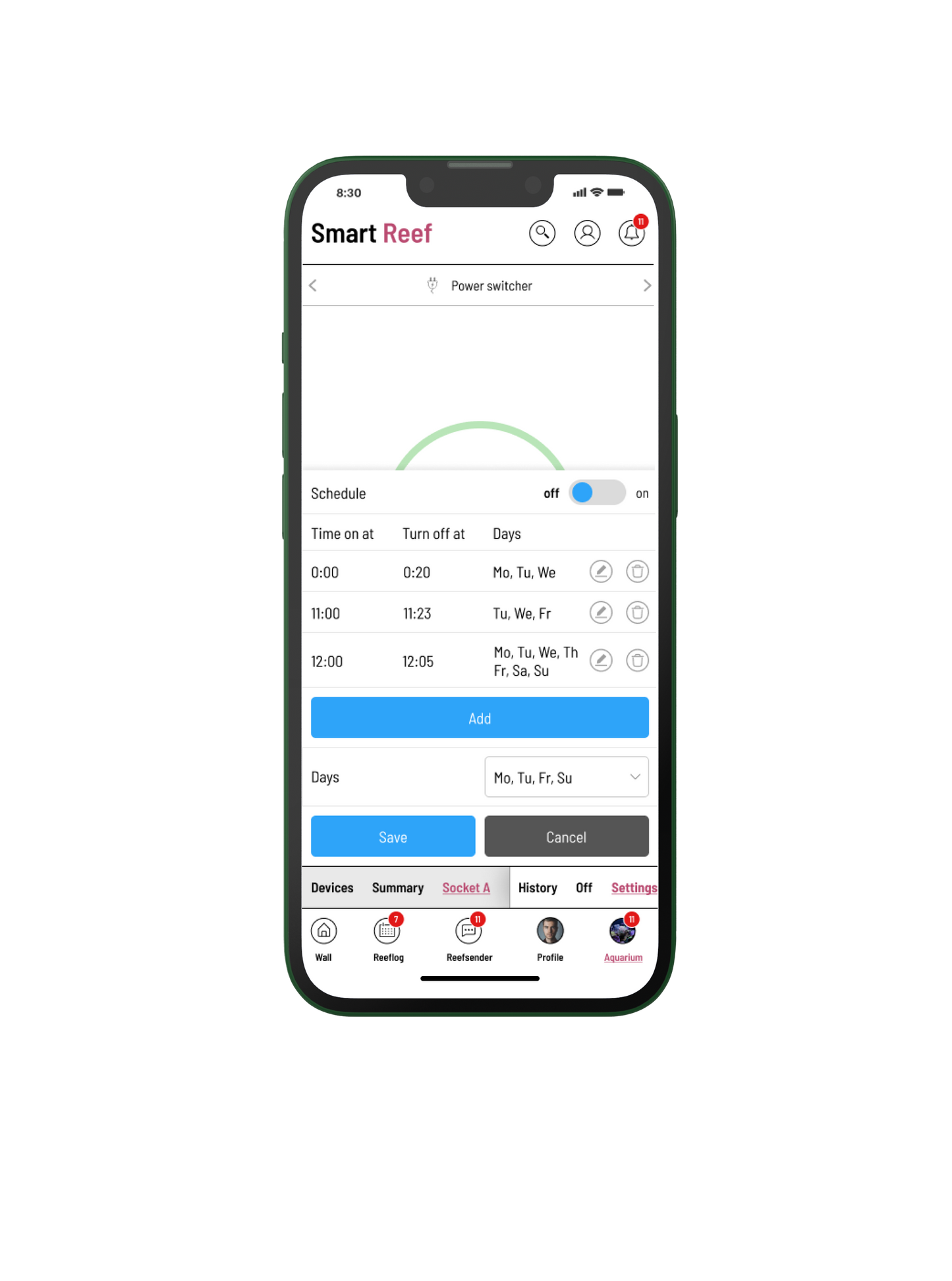 Reef Factory Power Switcher X4 Steckdose