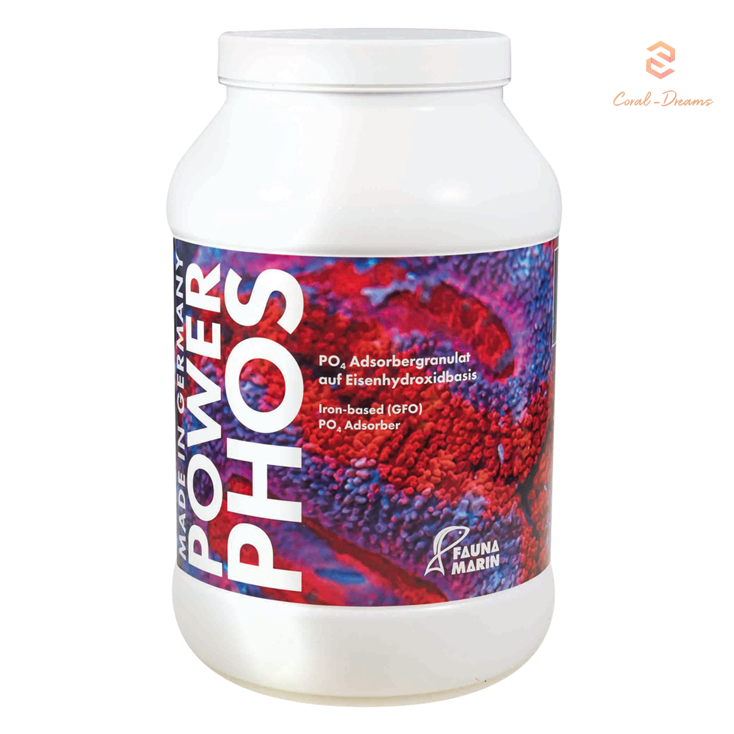 Fauna Marin Power Phos PO4 4,4 Kg - Adsorbergranulat auf Eisenhydroxydbasis