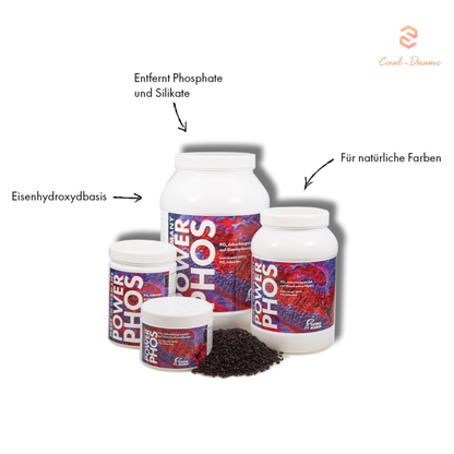 Fauna Marin Power Phos PO4 1,6 Kg - Adsorbergranulat auf Eisenhydroxydbasis