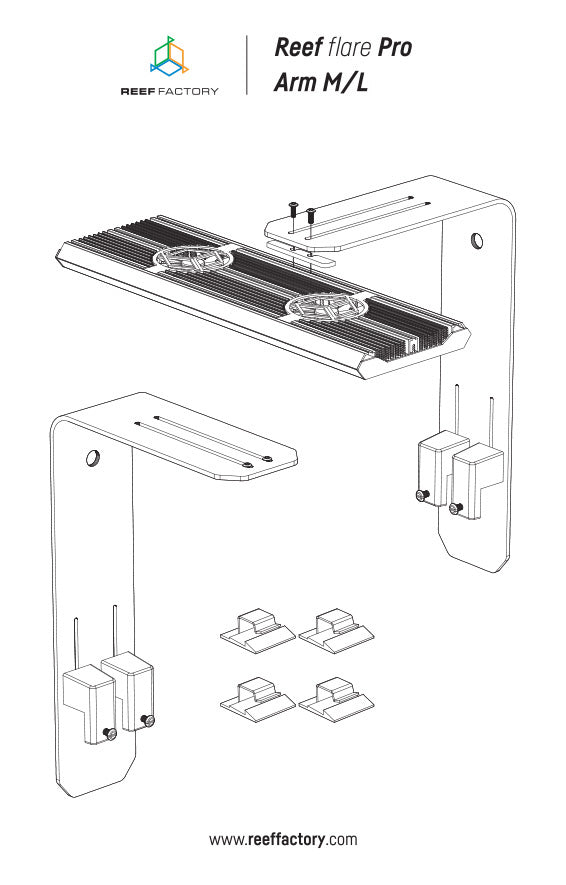 Reef Factory Reef Flare Pro Arm M/L (white)