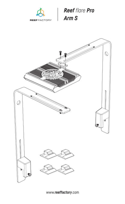 Reef Factory Reef Flare Pro Arm S (black)