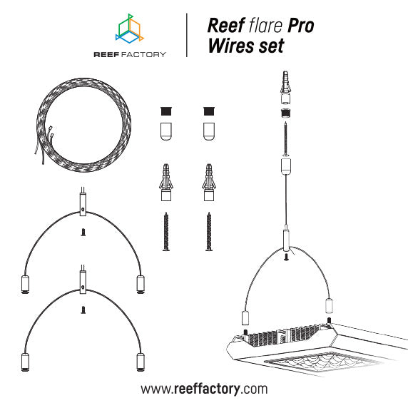 Reef flare Pro Wires Set