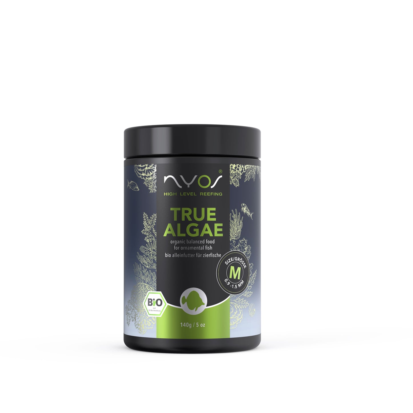 Nyos True Algae Bio 140 g Fischfutter Softgranulat